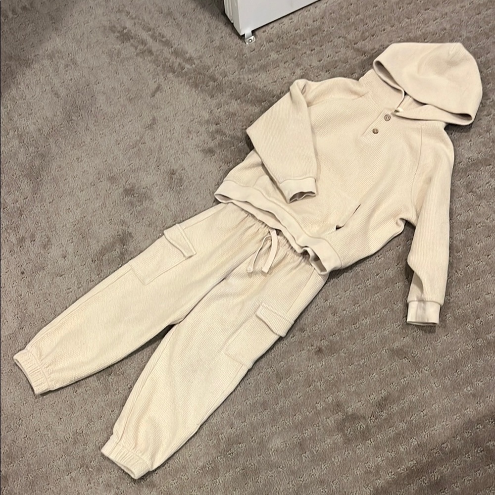Rylee + Cru Waffle Hoodie and Jogger Set
